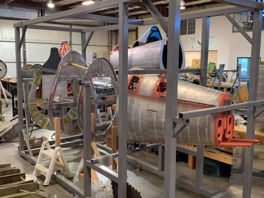 Vultures Row Aviation work on progress on F4U-1 “Birdcage” Corsair